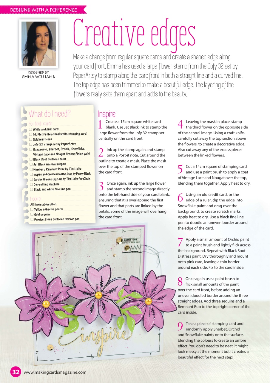 Making Cards & Papercraft Preview Pages