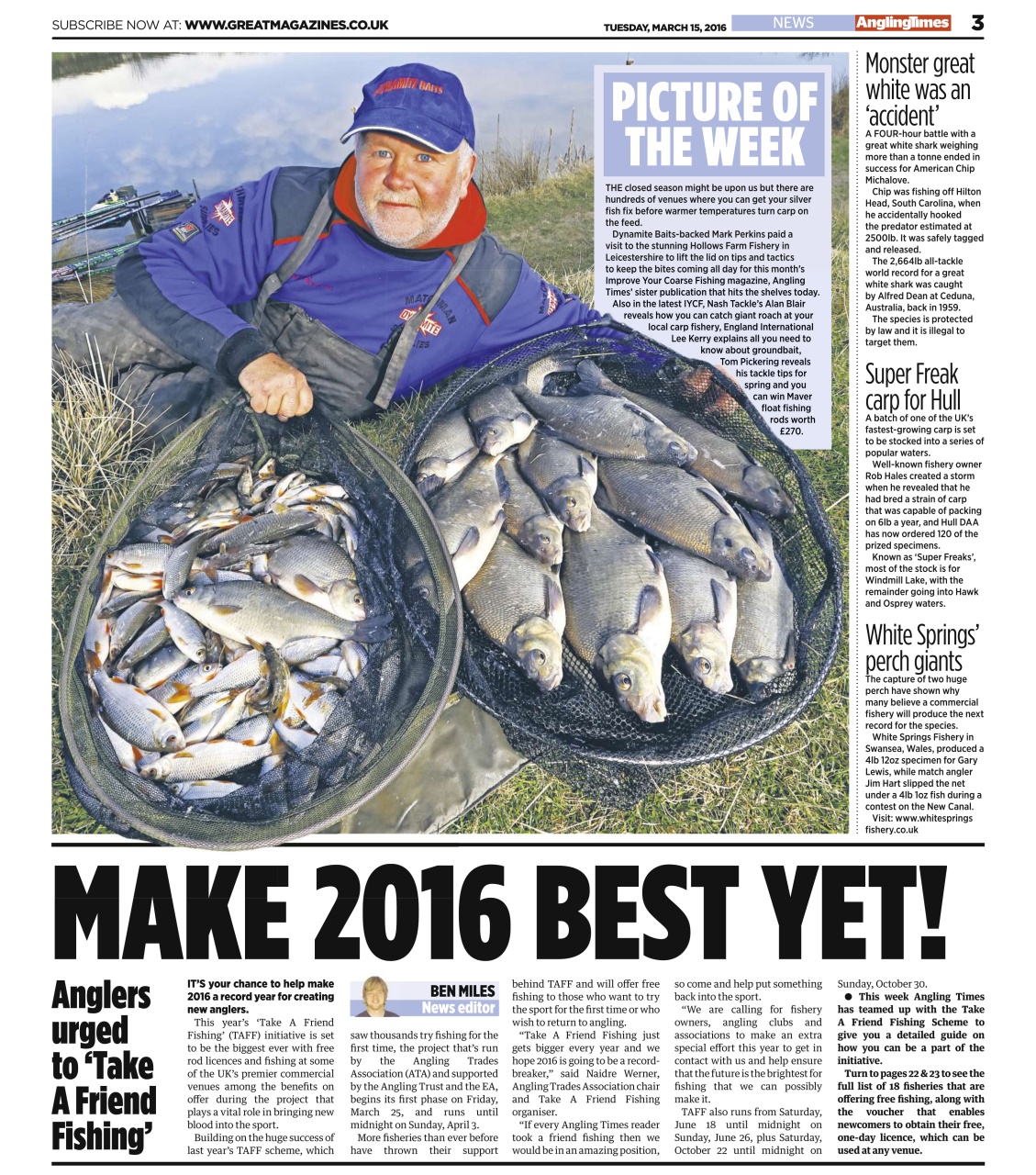 Angling Times Preview Pages
