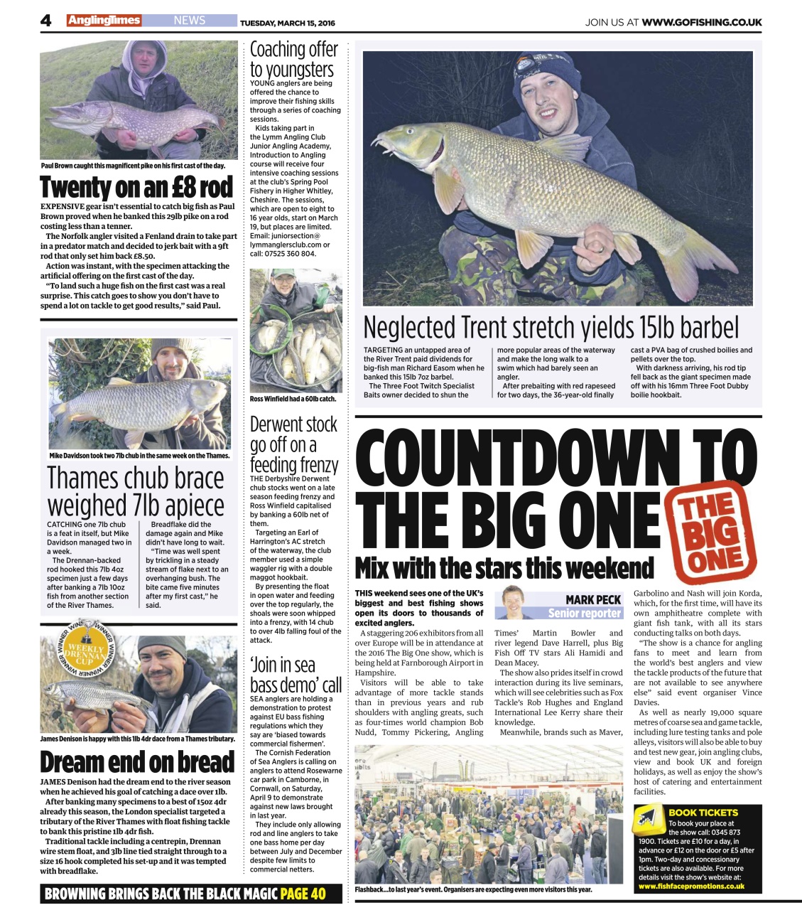 Angling Times Preview Pages