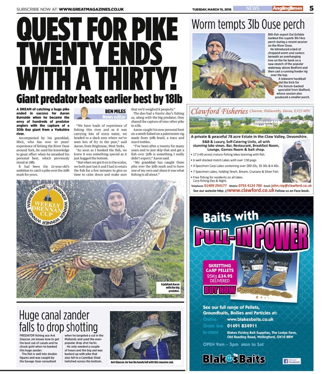 Angling Times Preview Pages