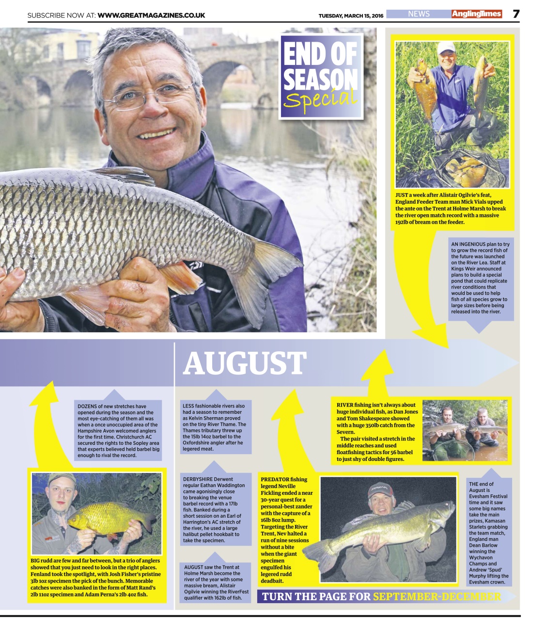 Angling Times Preview Pages