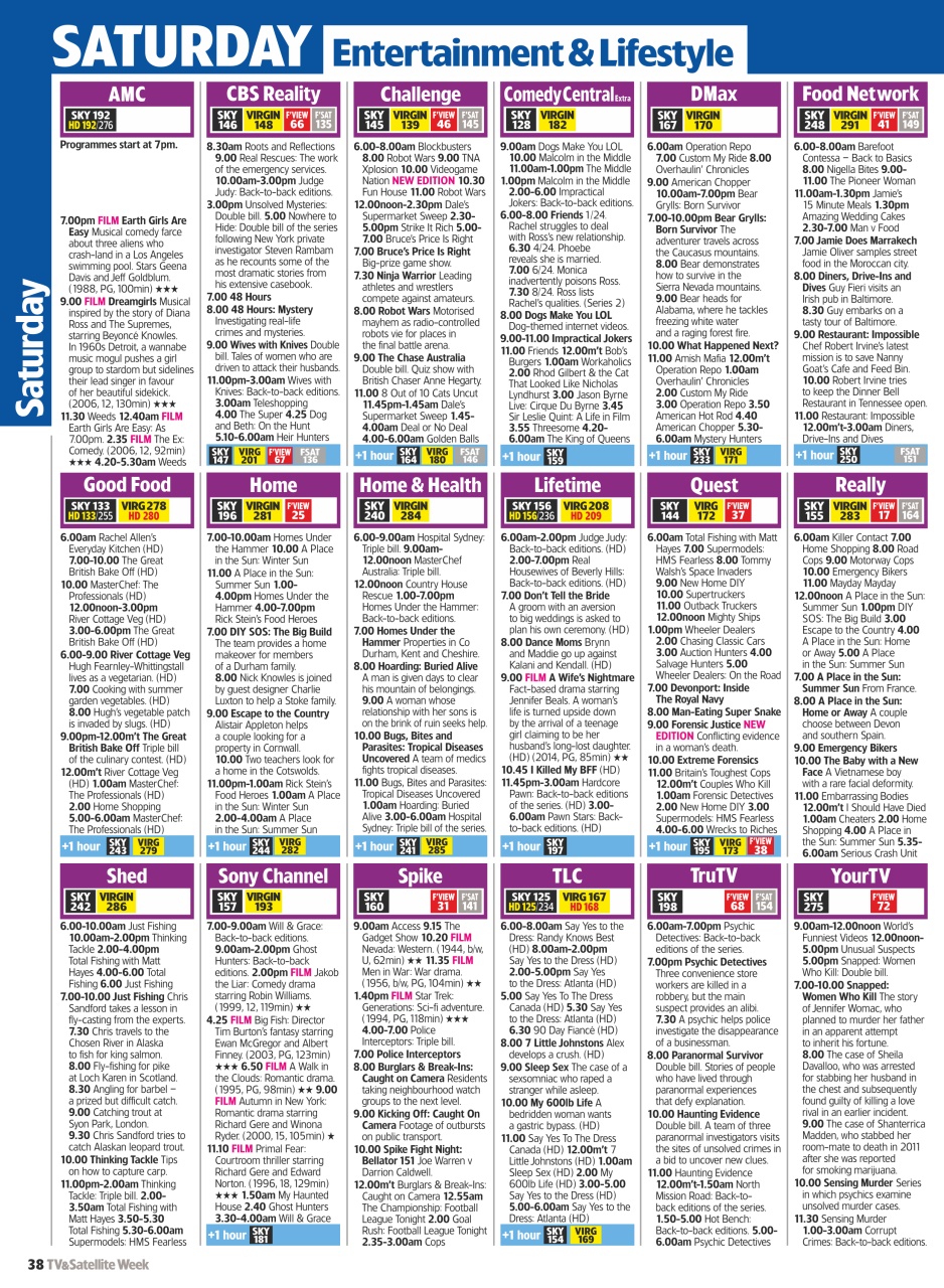 TV & Satellite Week Preview Pages