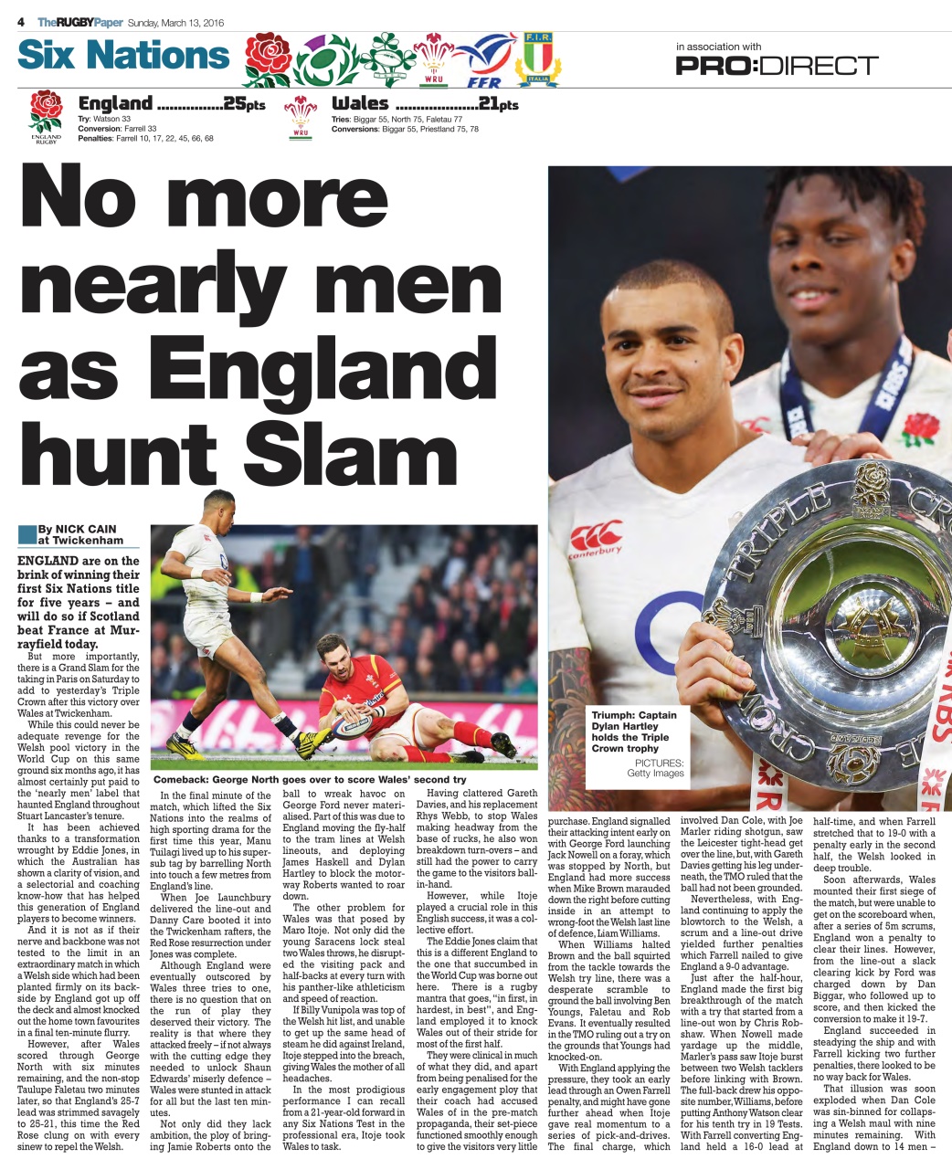 The Rugby Paper Preview Pages
