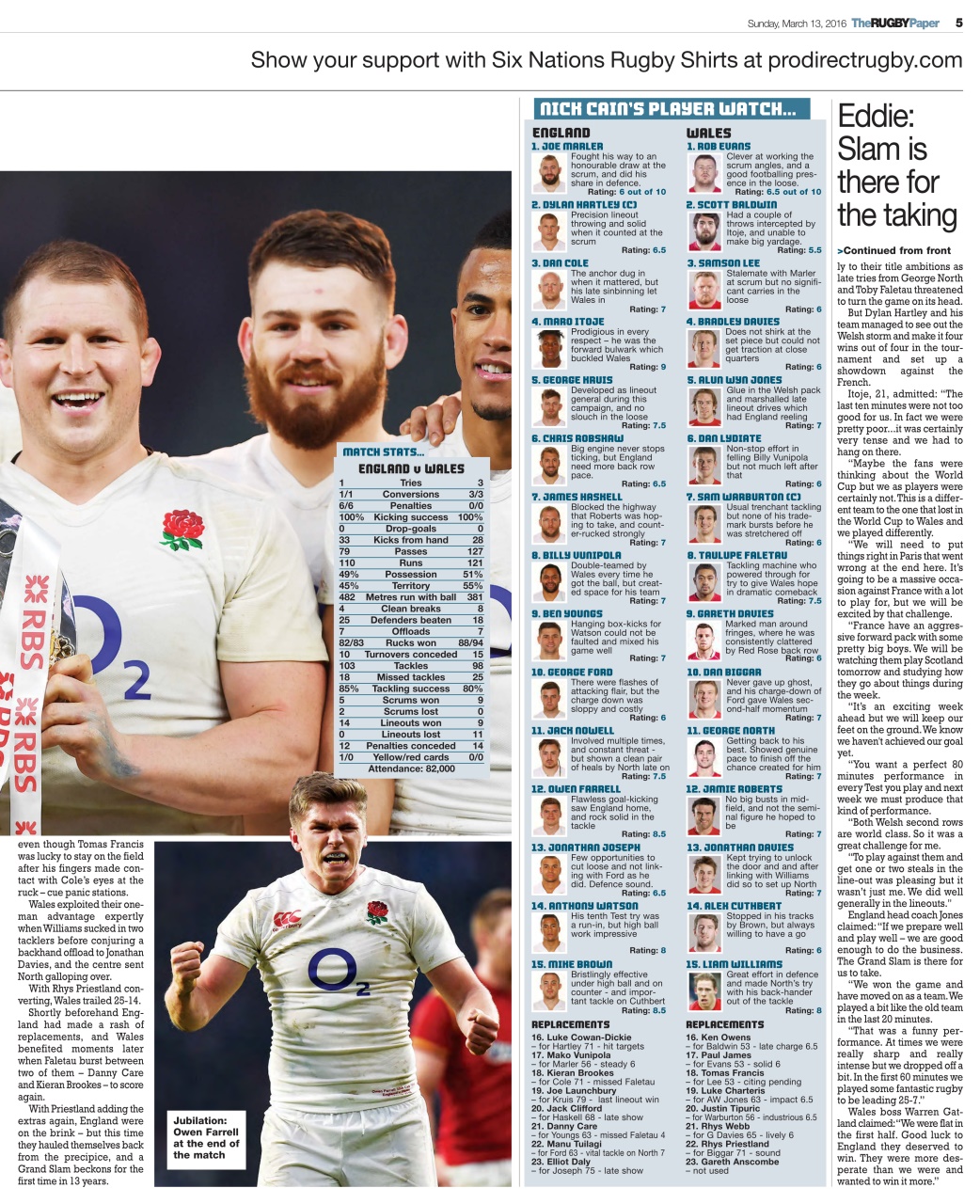 The Rugby Paper Preview Pages