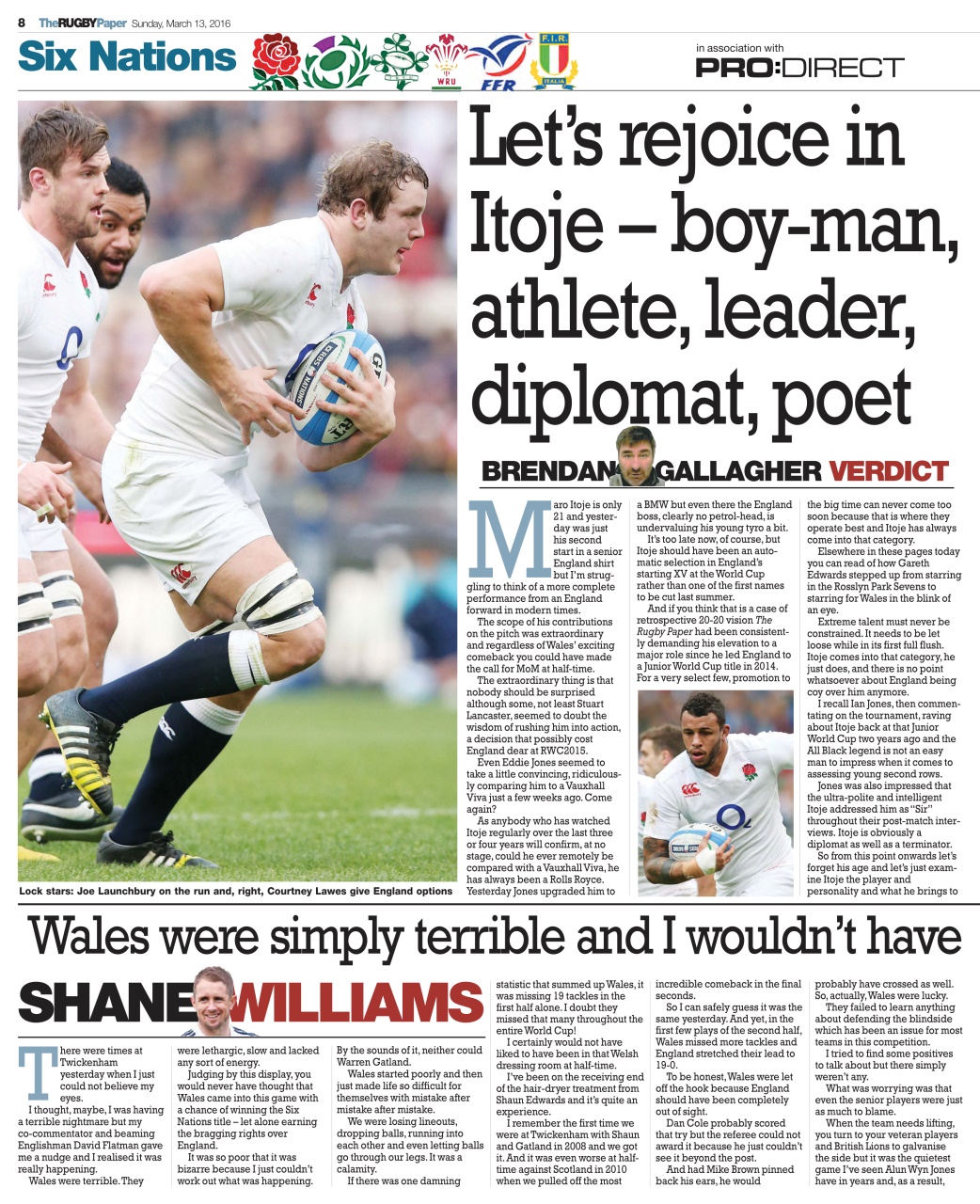 The Rugby Paper Preview Pages