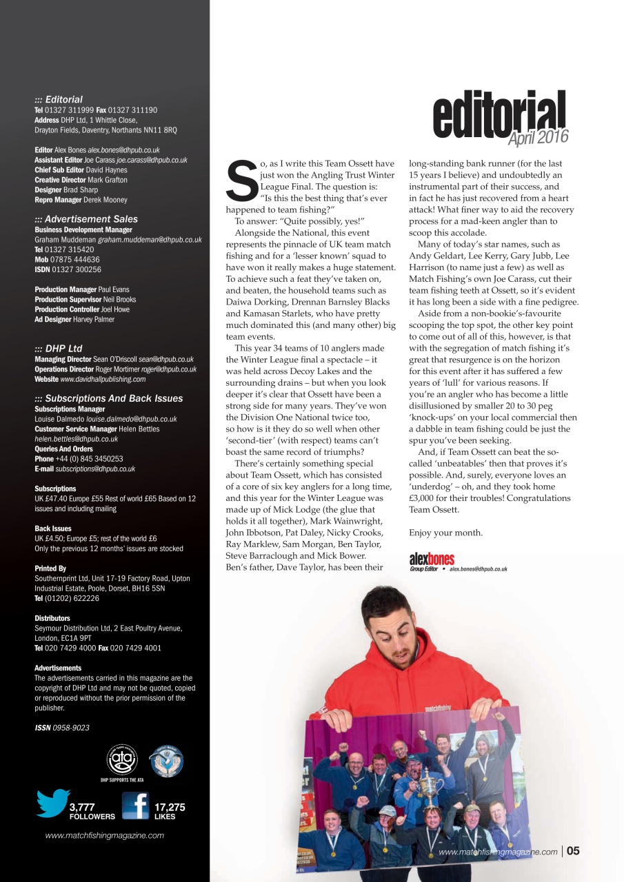 Match Fishing Preview Pages