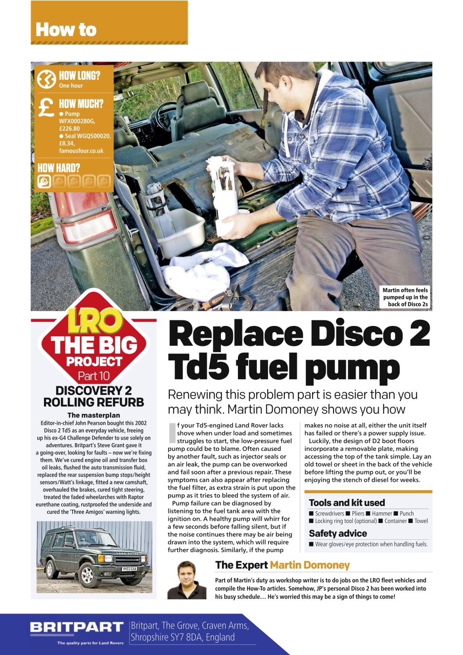 Land Rover Owner Preview Pages