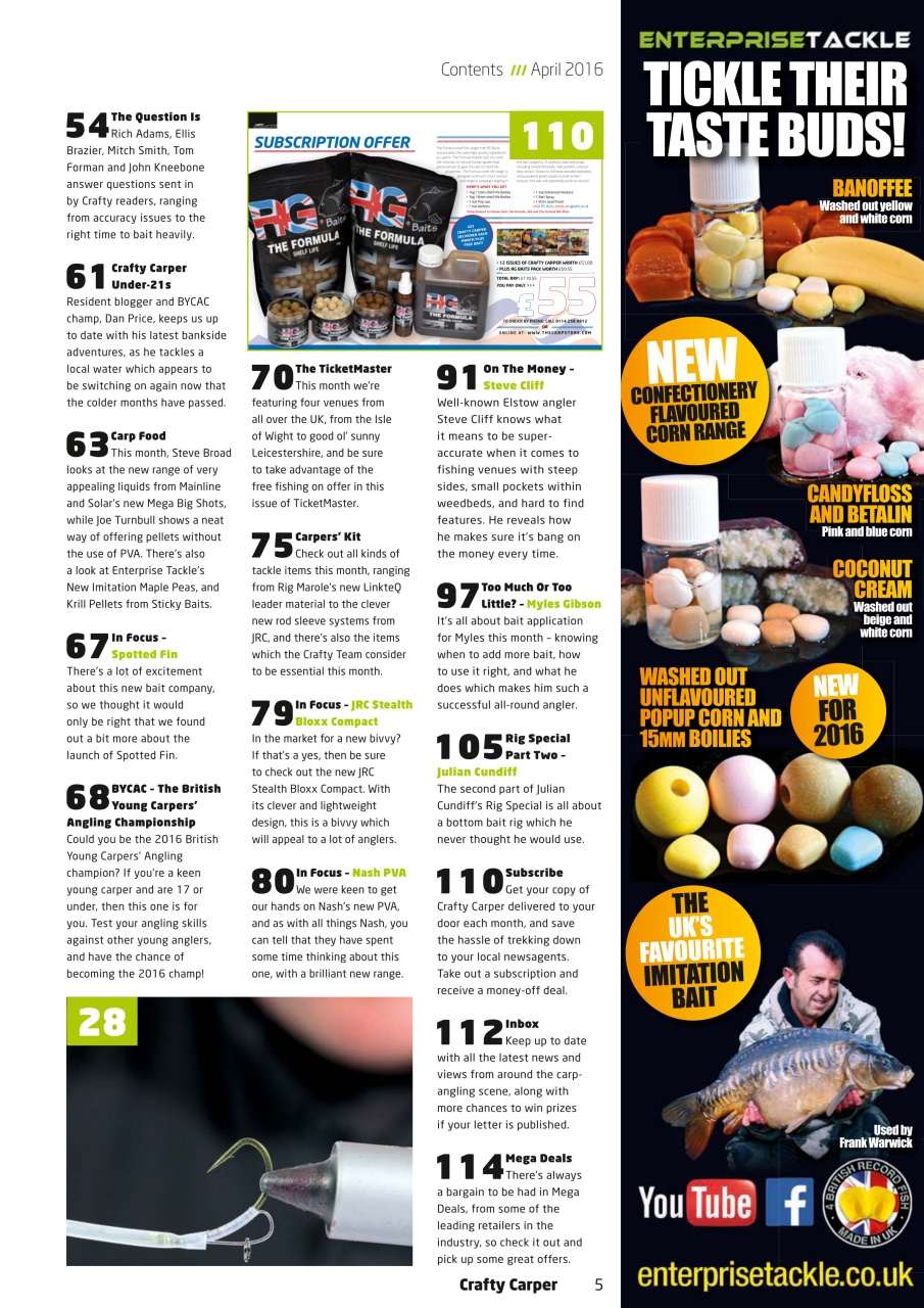 Crafty Carper Preview Pages