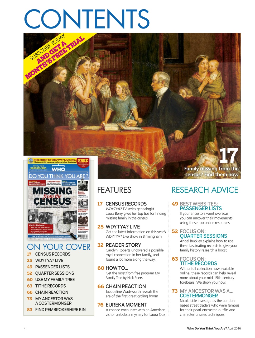 Who Do You Think You Are? Preview Pages