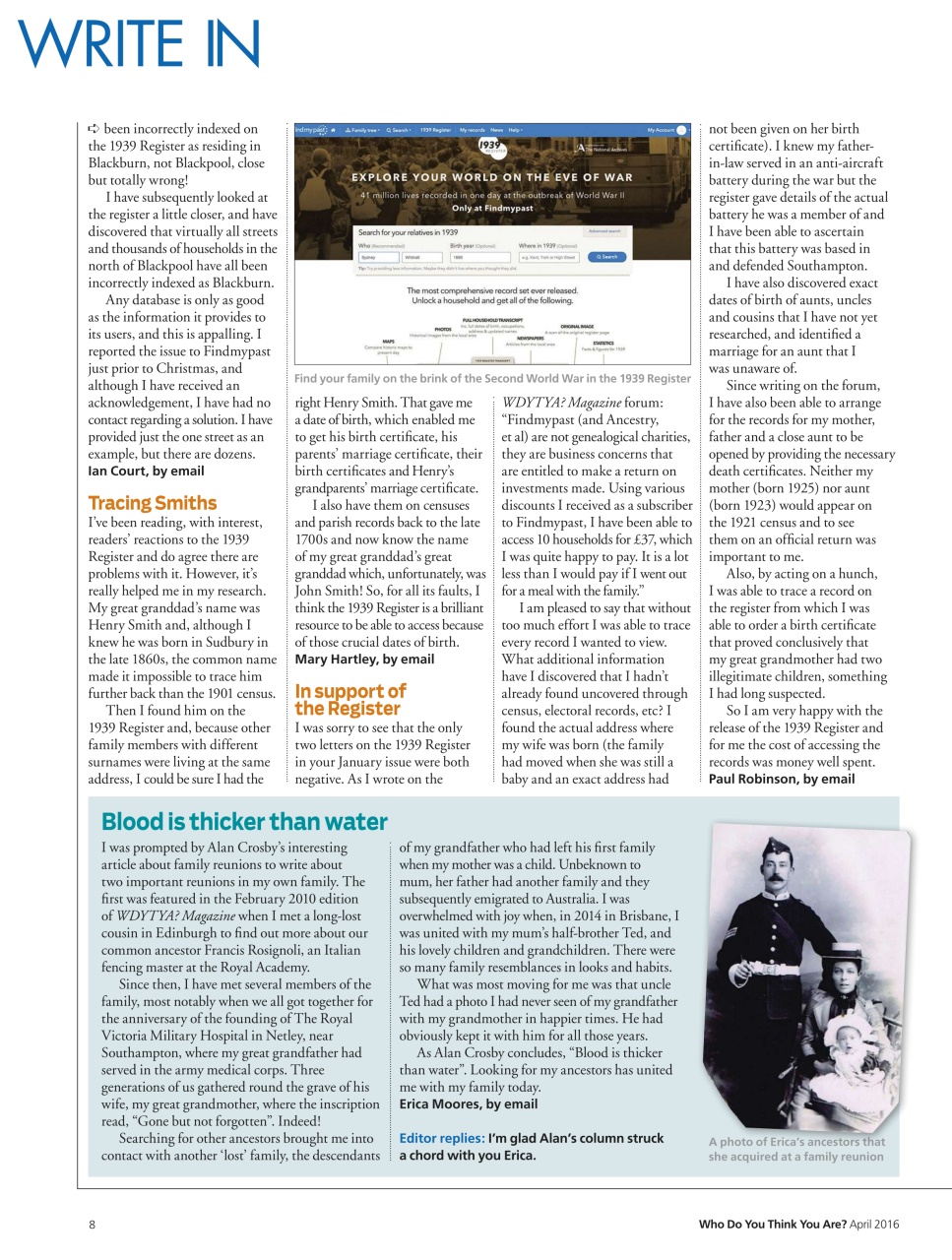 Who Do You Think You Are? Preview Pages