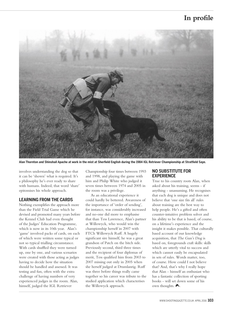 Shooting Gazette Preview Pages