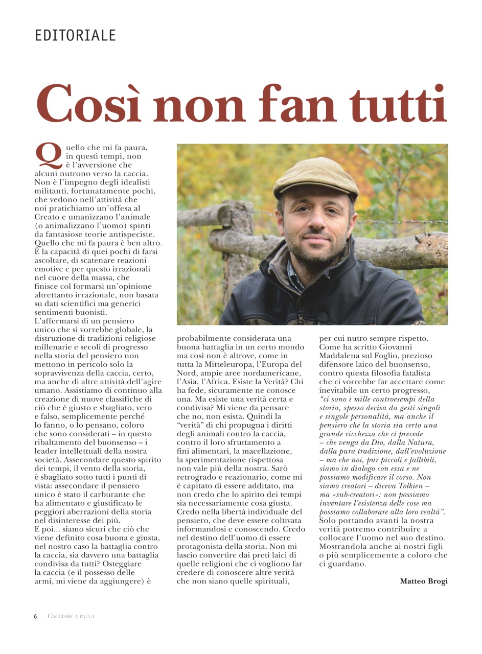 Caccia Magazine Preview Pages