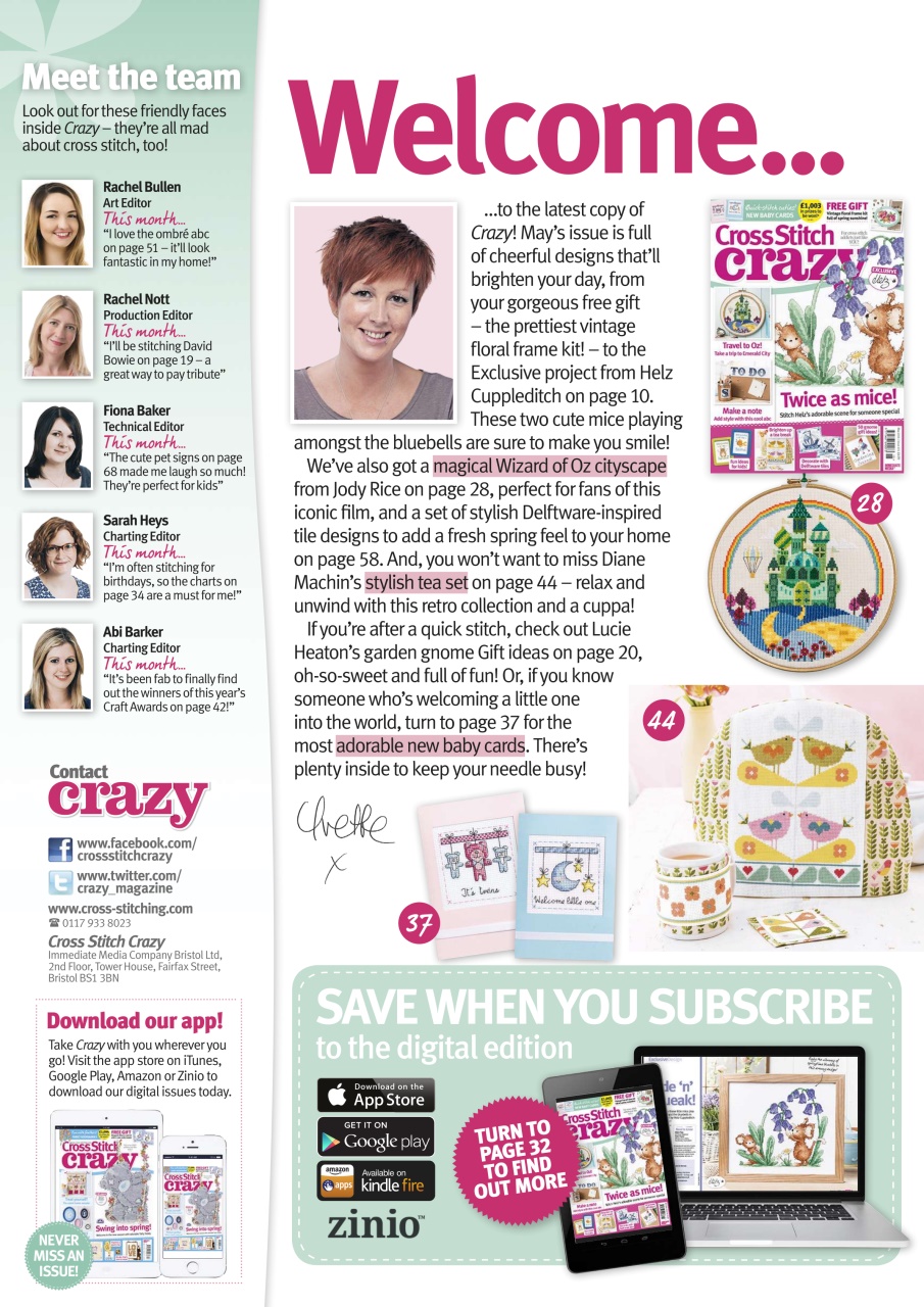 Cross Stitch Crazy Preview Pages