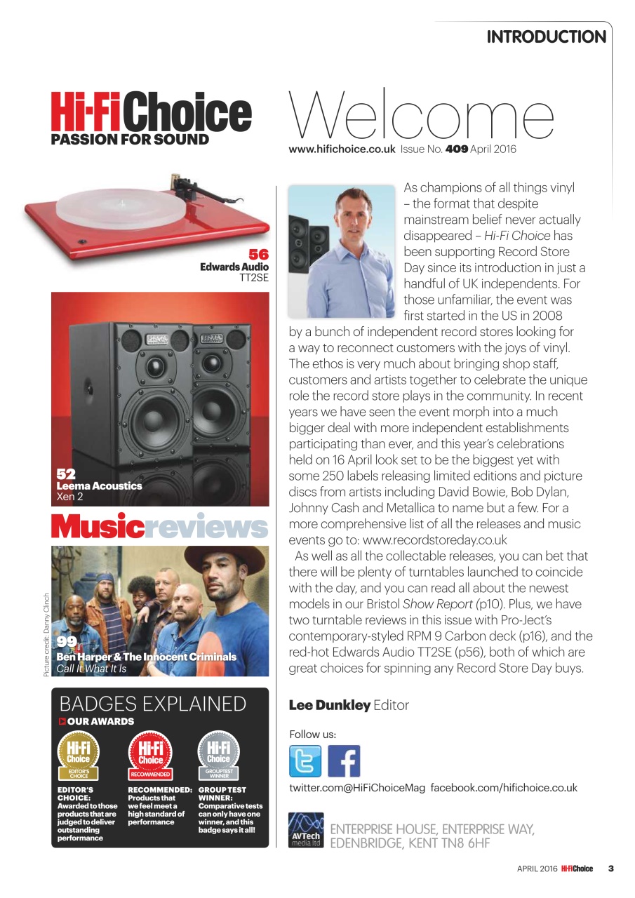Hi-Fi Choice Preview Pages