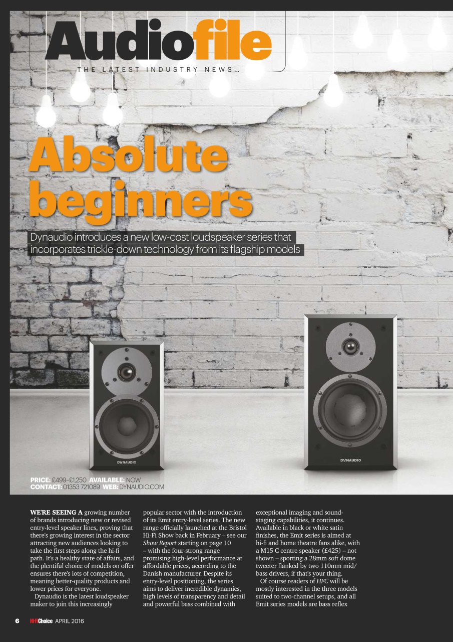 Hi-Fi Choice Preview Pages