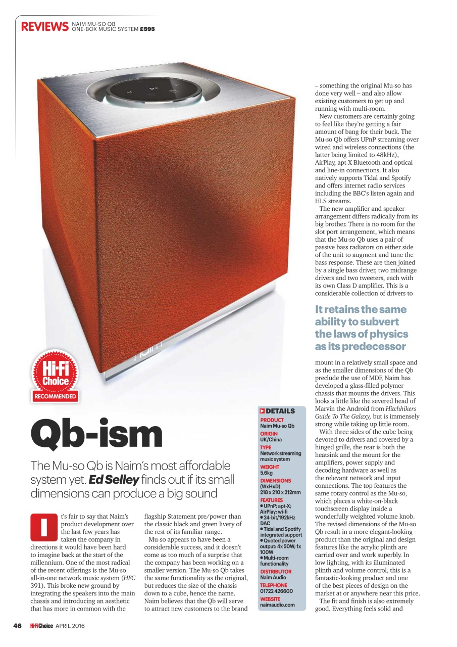 Hi-Fi Choice Preview Pages