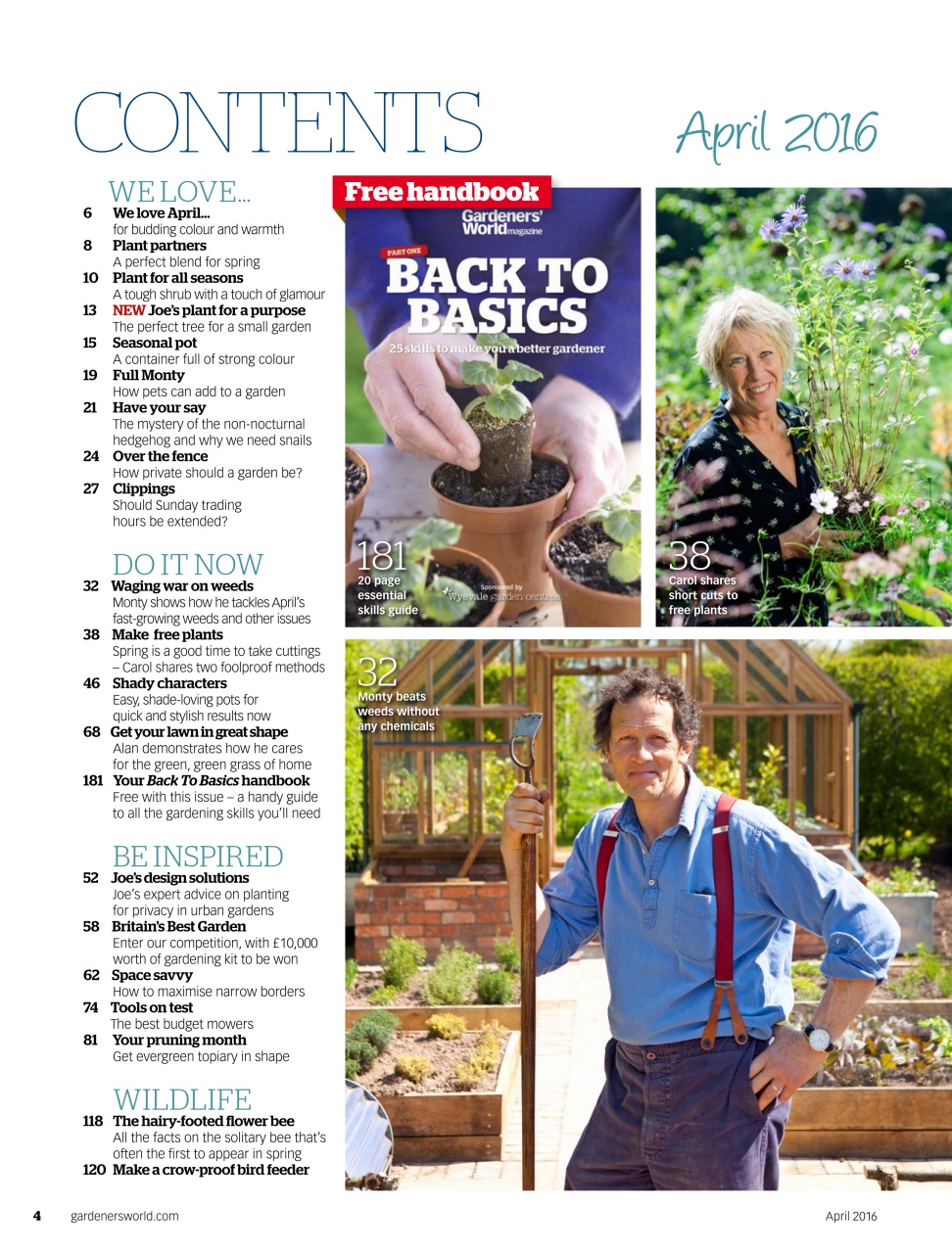 BBC Gardeners’ World Magazine Preview Pages
