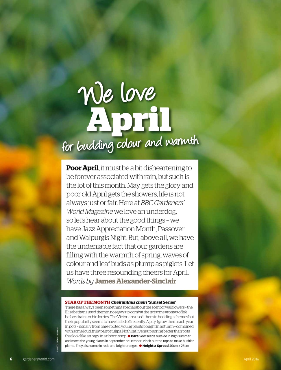 BBC Gardeners’ World Magazine Preview Pages