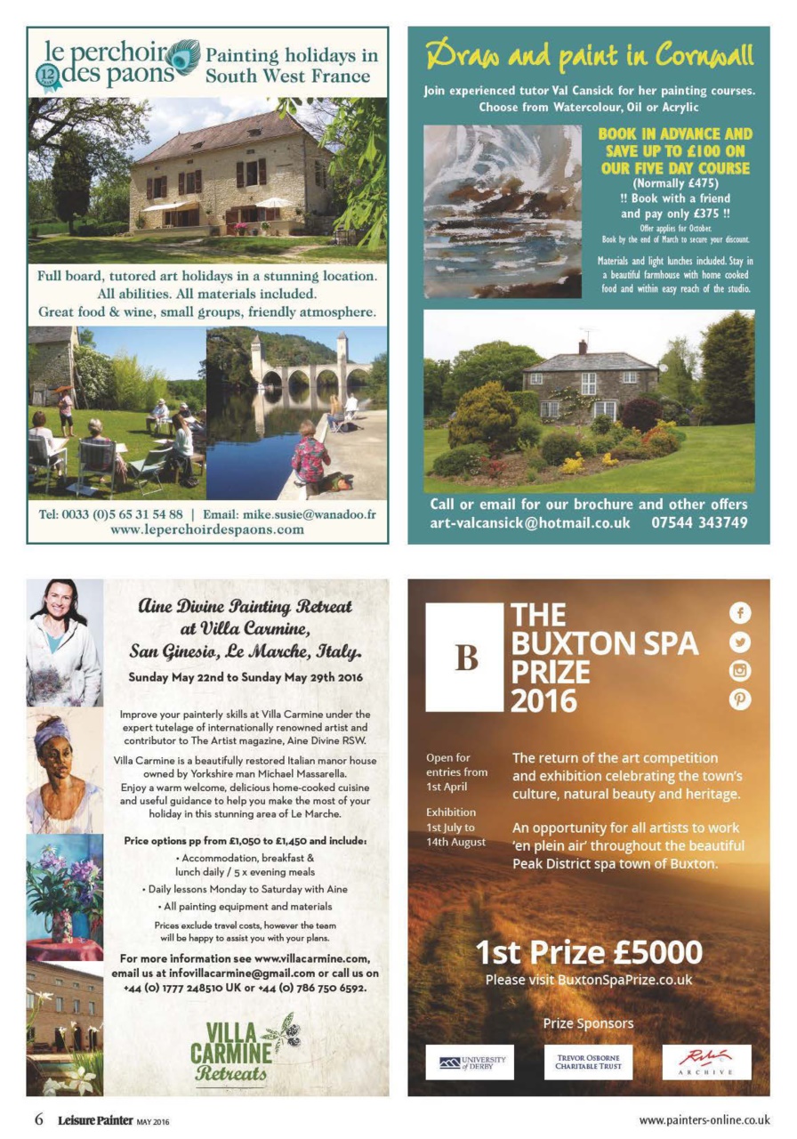 Leisure Painter & The Artist Preview Pages