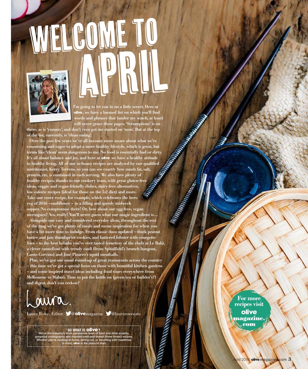 Olive Magazine Preview Pages