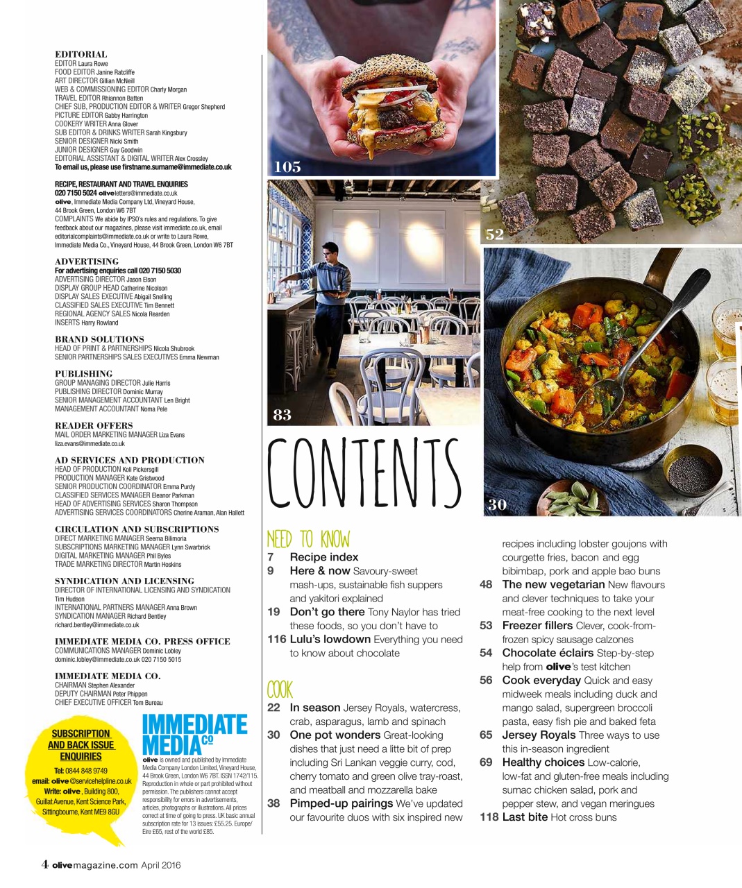 Olive Magazine Preview Pages