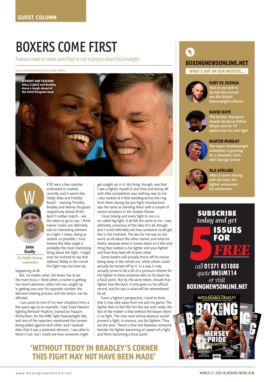 Boxing News Preview Pages