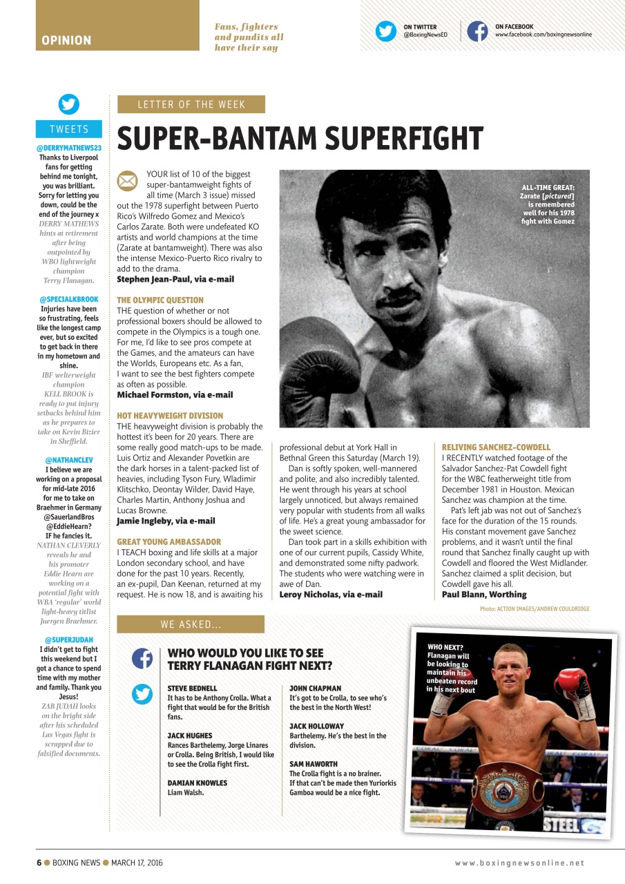 Boxing News Preview Pages