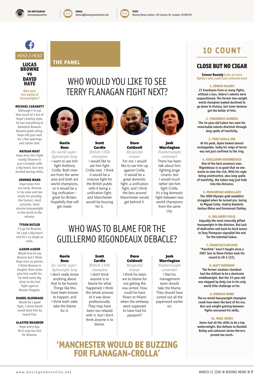 Boxing News Preview Pages