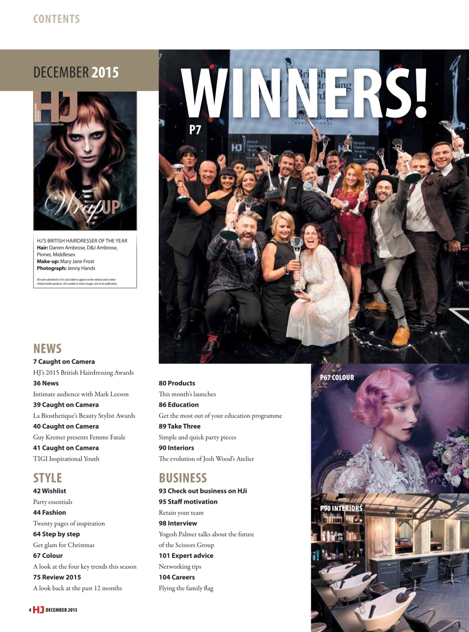 Hairdressers Journal Preview Pages