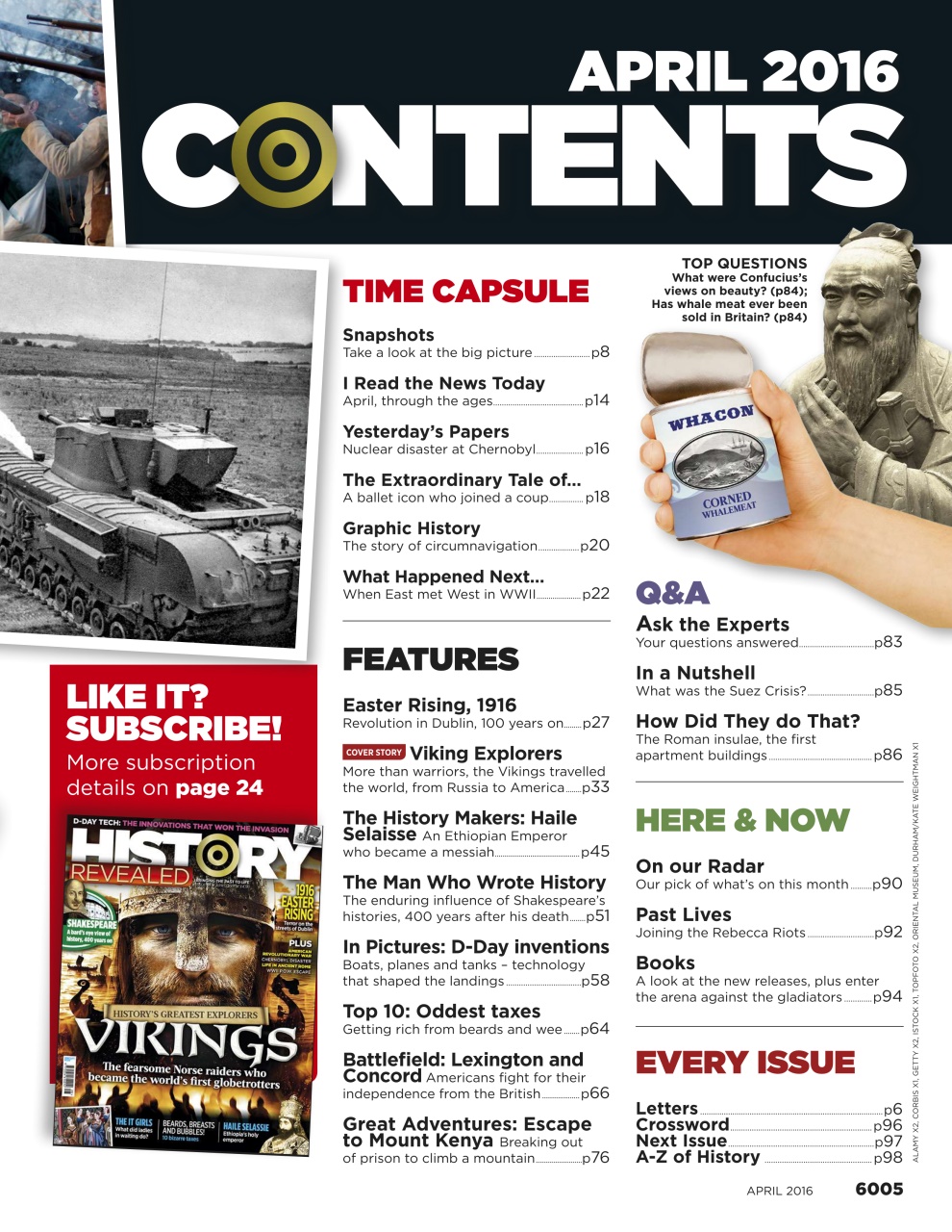 BBC History Revealed Magazine Preview Pages