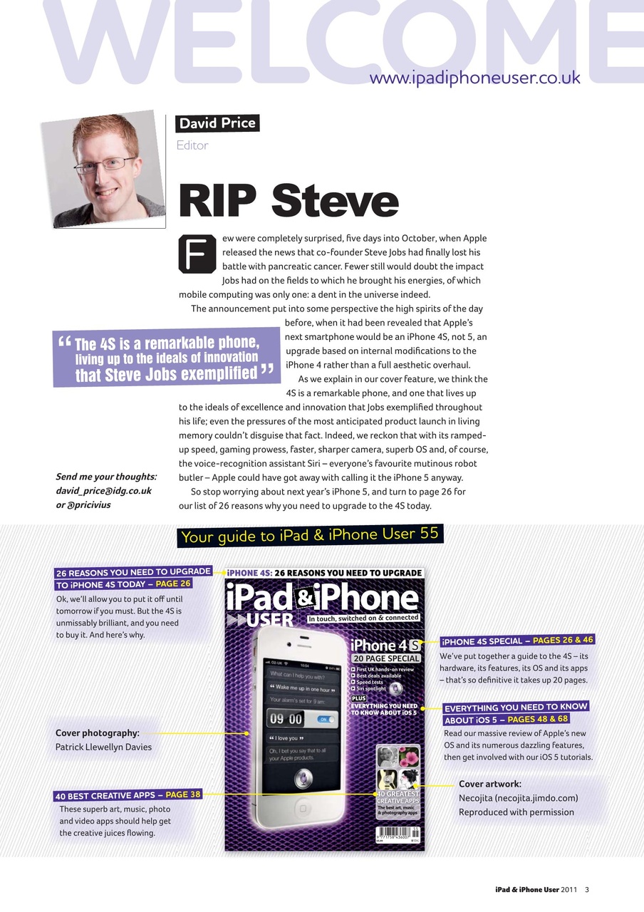 iPad and iPhone User Preview Pages