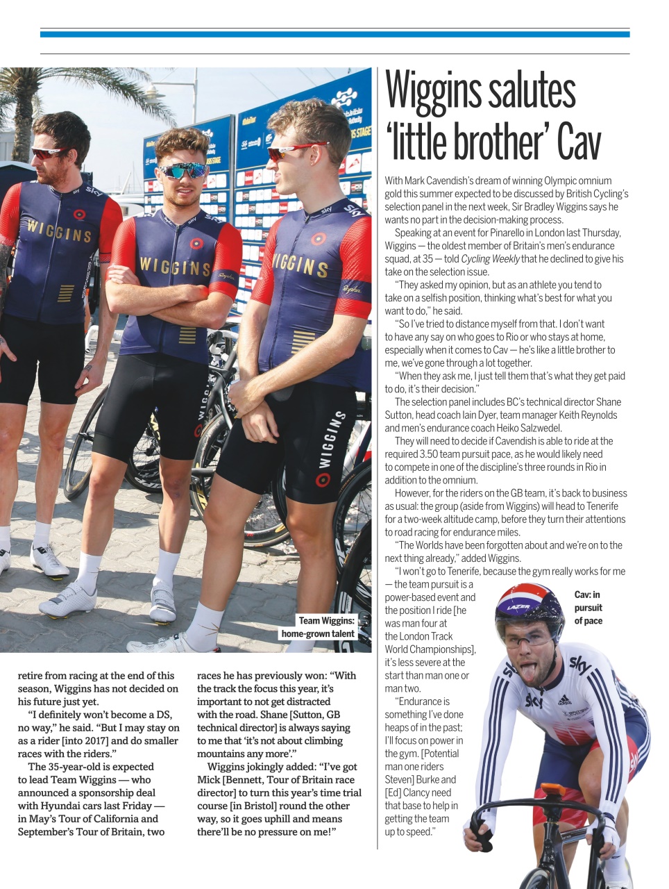 Cycling Weekly Preview Pages