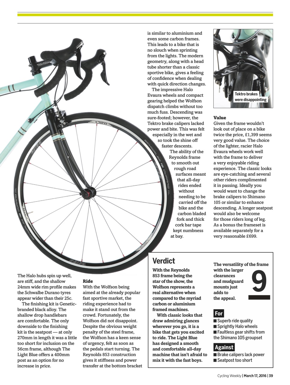 Cycling Weekly Preview Pages