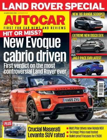 Autocar issue 16th March 2016