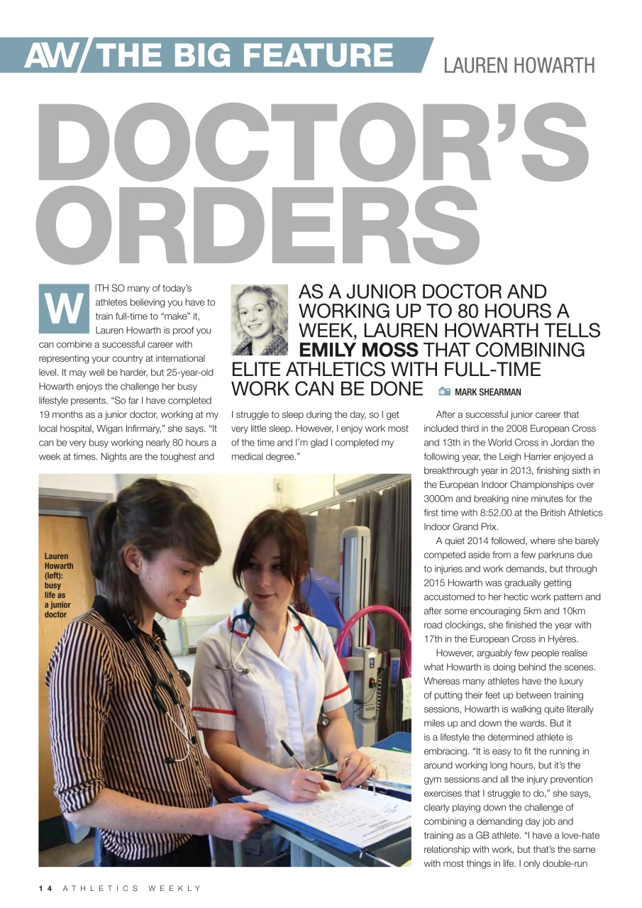 AW – Athletics Weekly Magazine Preview Pages