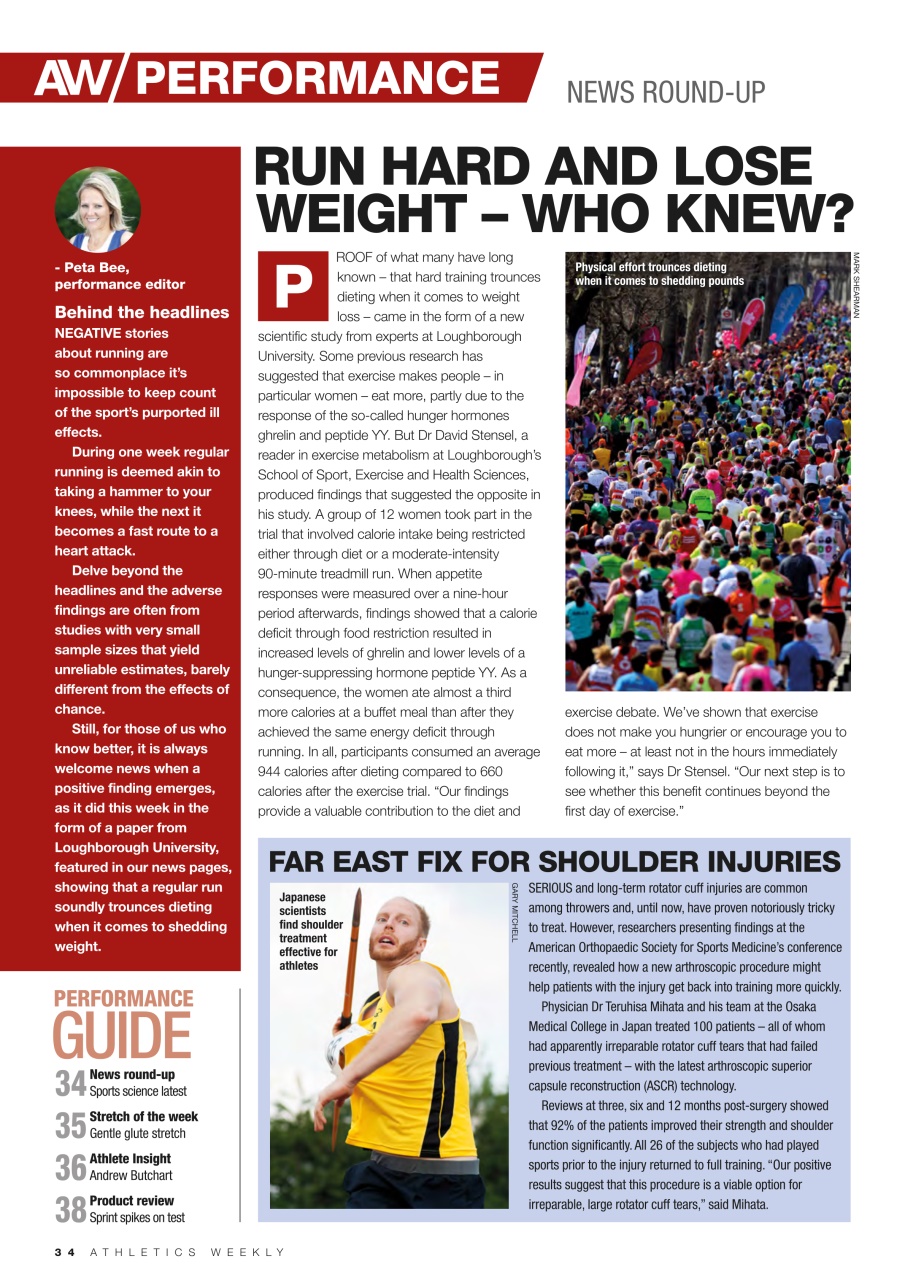 AW – Athletics Weekly Magazine Preview Pages