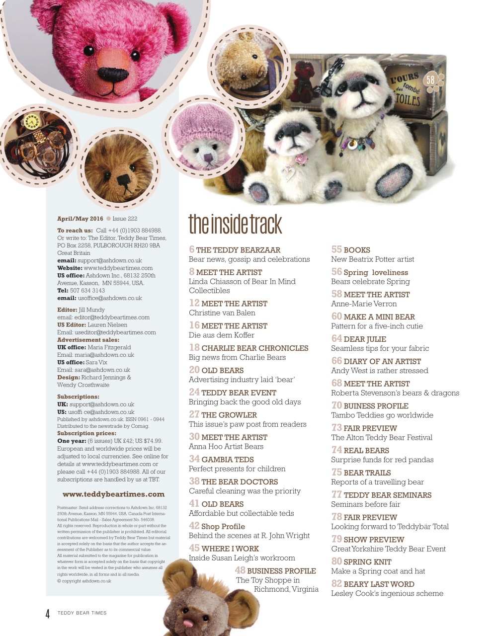 Teddy Bear Times Preview Pages