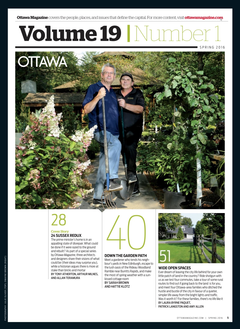 Ottawa Magazine Preview Pages