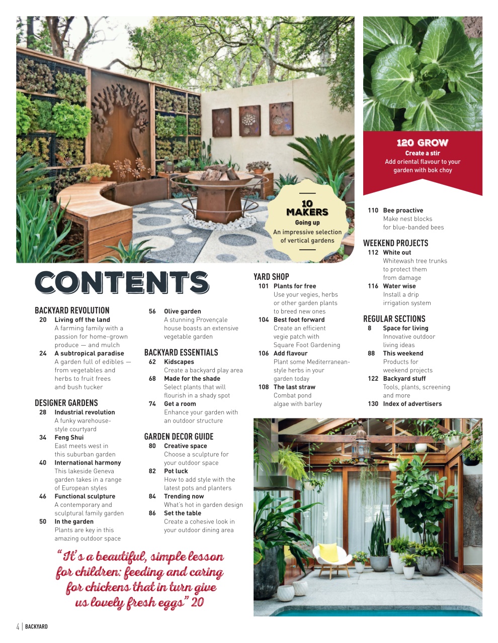 Backyard & Outdoor Living Preview Pages