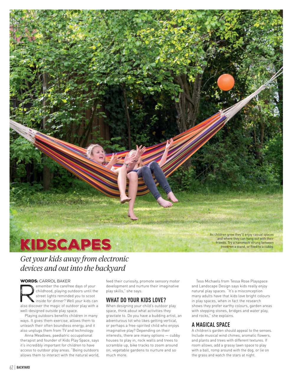 Backyard & Outdoor Living Preview Pages