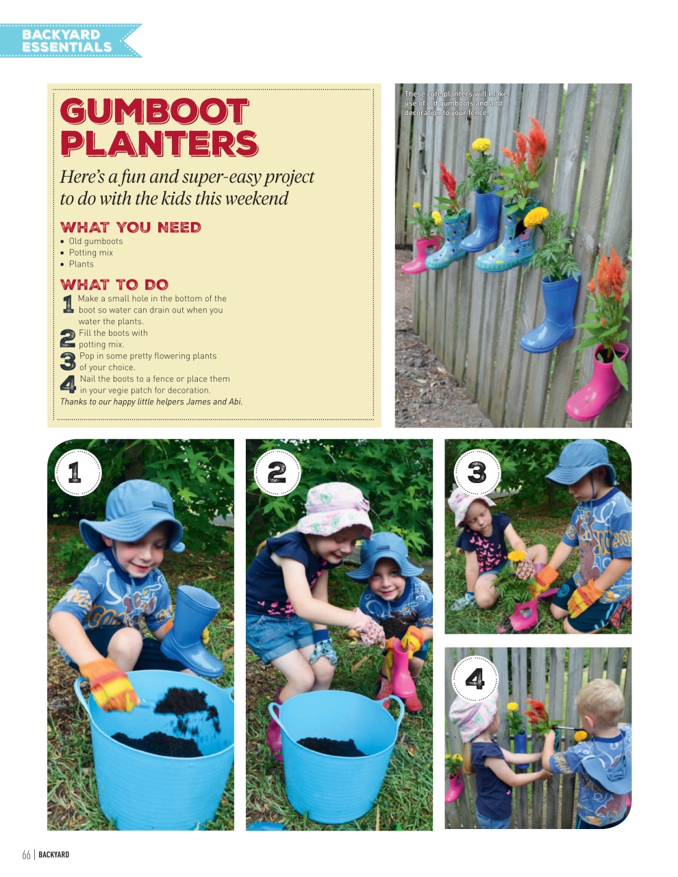 Backyard & Outdoor Living Preview Pages