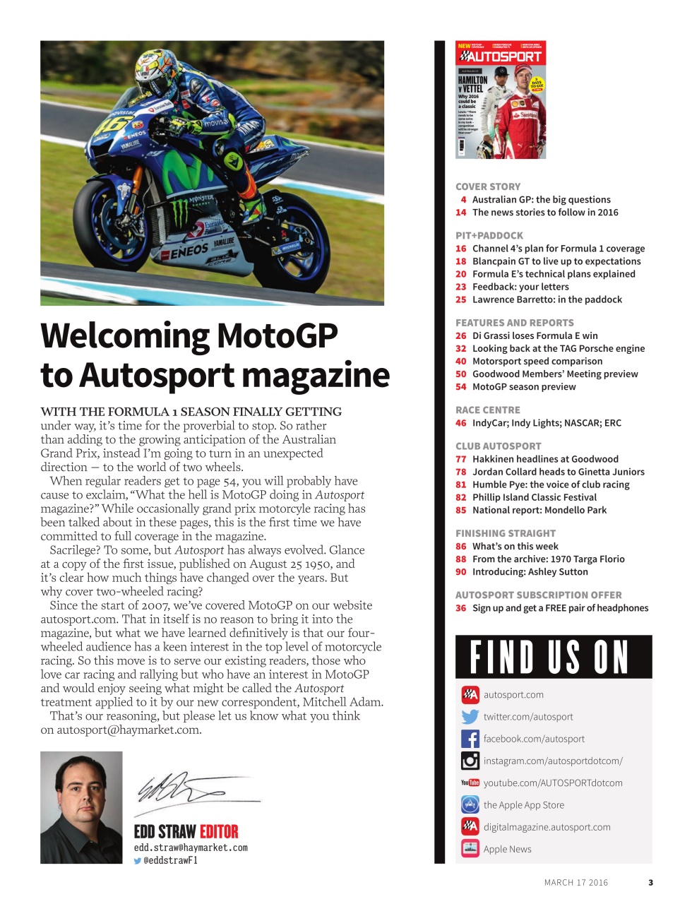 Autosport Preview Pages