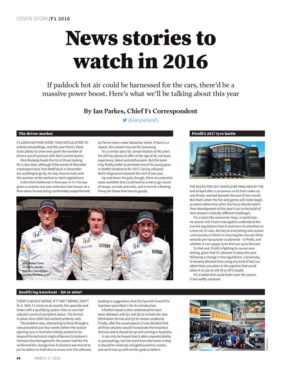 Autosport Preview Pages