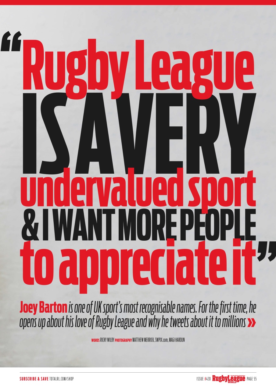 Rugby League World Preview Pages