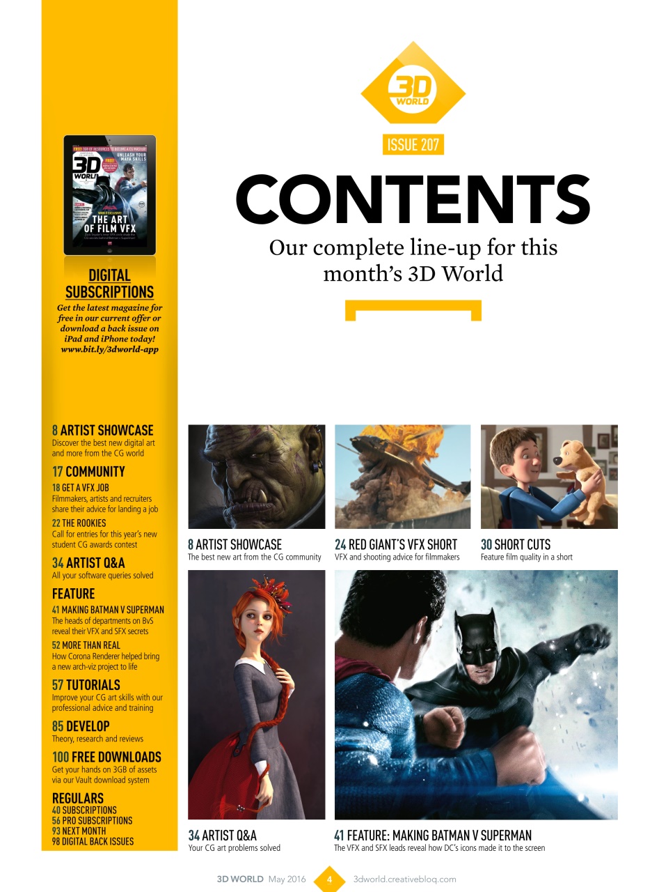 3D World Preview Pages