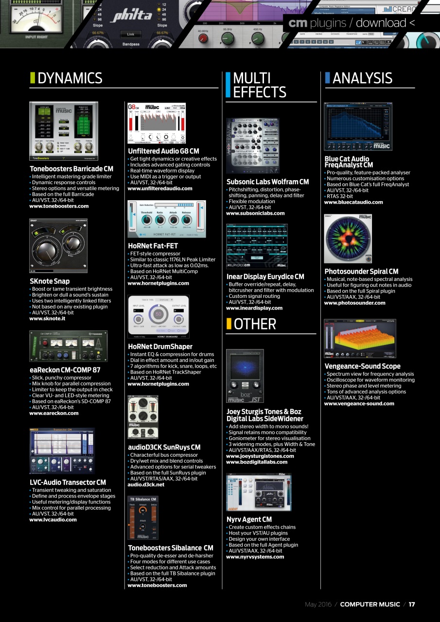 Computer Music Preview Pages