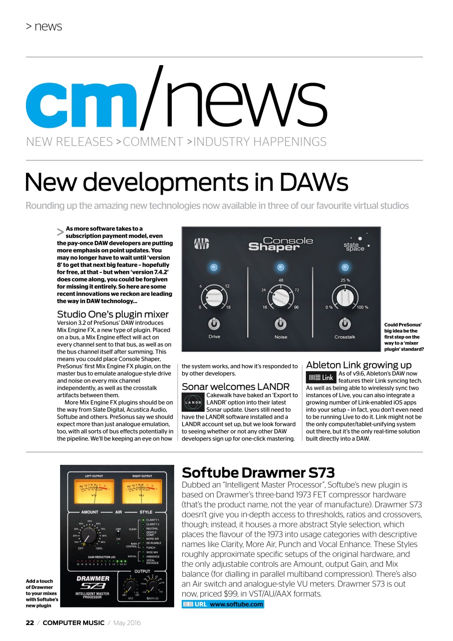 Computer Music Preview Pages