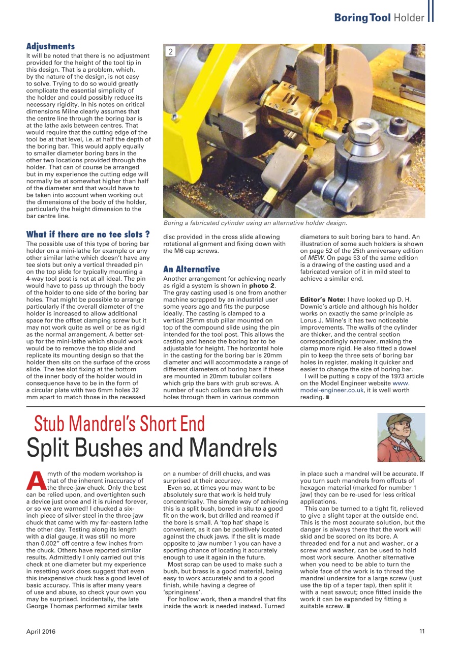 Model Engineer & Workshop Magazine Preview Pages