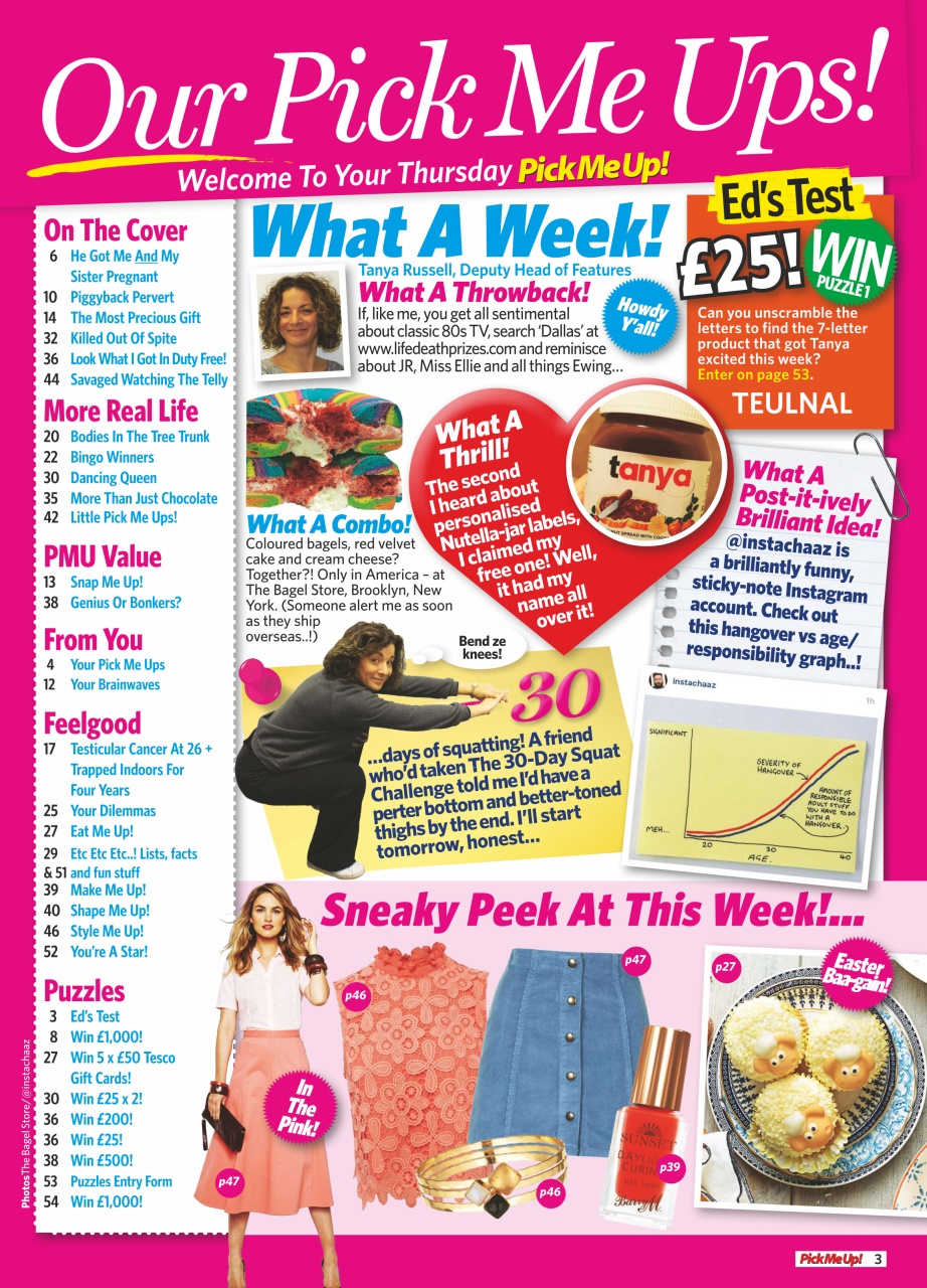 Pick Me Up Preview Pages