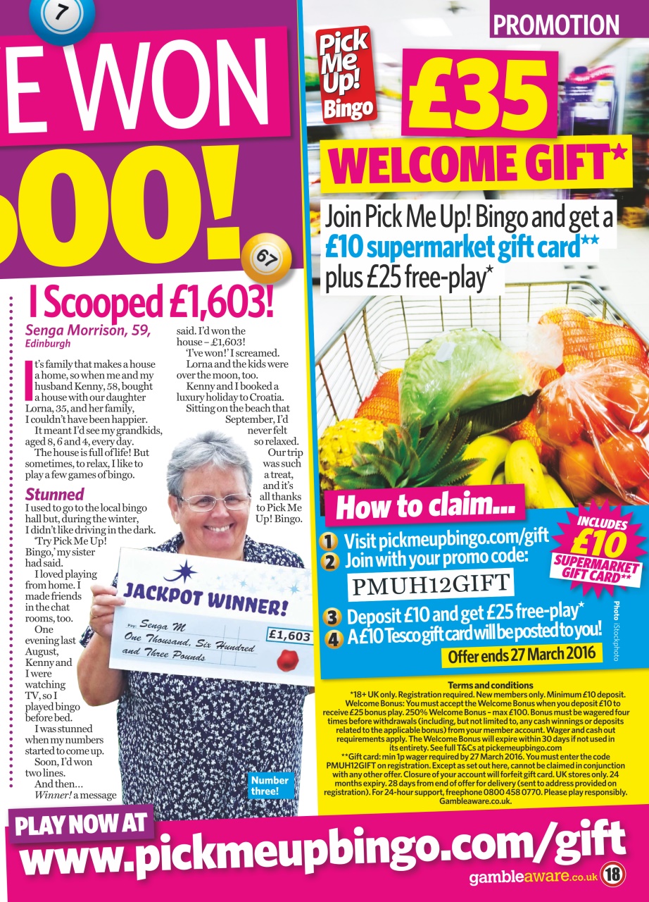 Pick Me Up Preview Pages